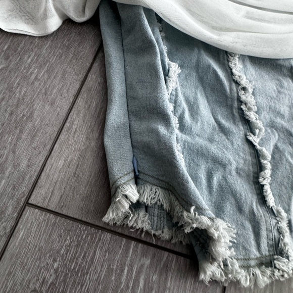 New pink mesh jean top new - Picture 4 of 7